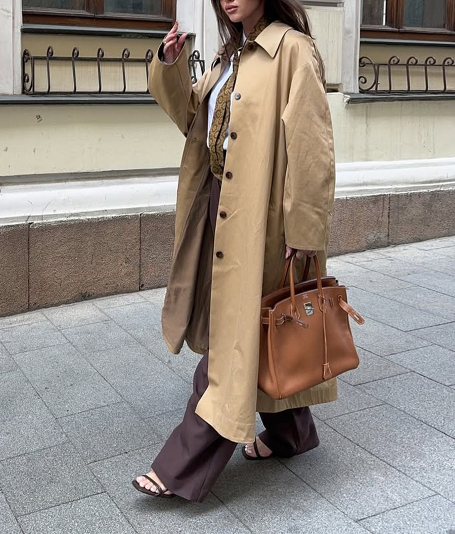 Trench Coat Formal - Women's Simple Long Trench Coat 2025