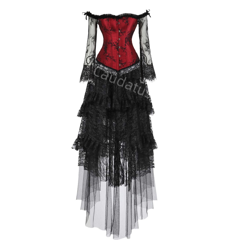 Corset Dress Plus Size Long Sk - Women'S Green Formal Wear incelemesi ve fiyatı