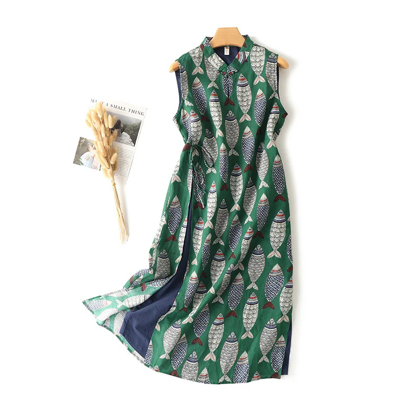 Chinese Style Cheongsam Improv - Women'S Green Formal Wear incelemesi ve fiyatı
