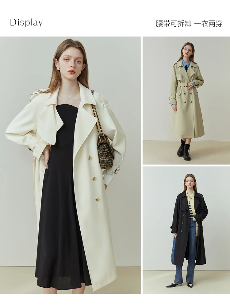 FSLE Classic Fashion Double-br - Trench Coat Formal incelemesi ve fiyatı