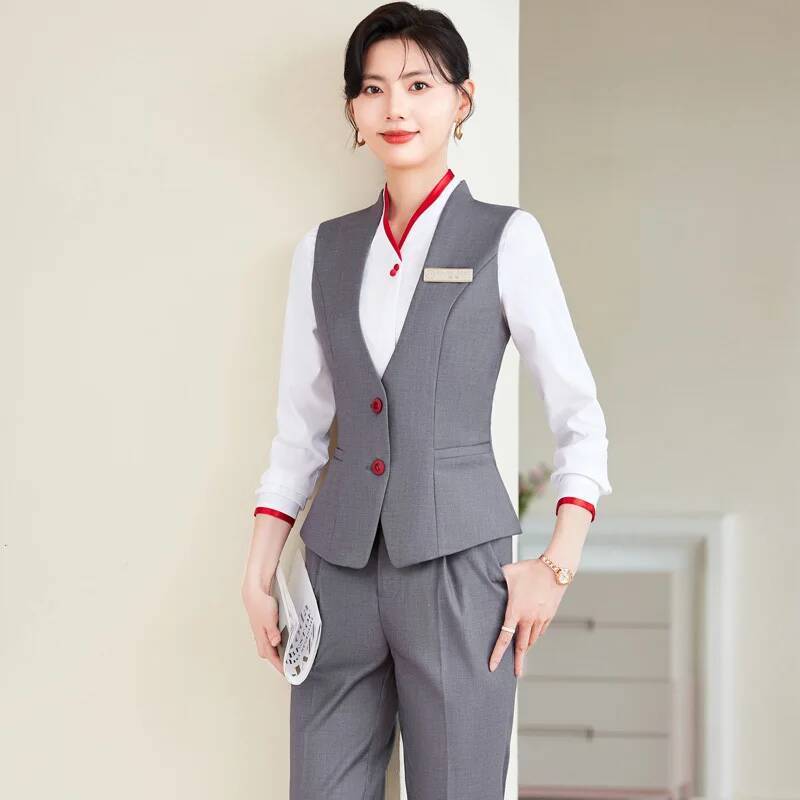 Plus Size 5XL Formal Pantsuits - Women Formal Wear With Blazer incelemesi ve fiyatı