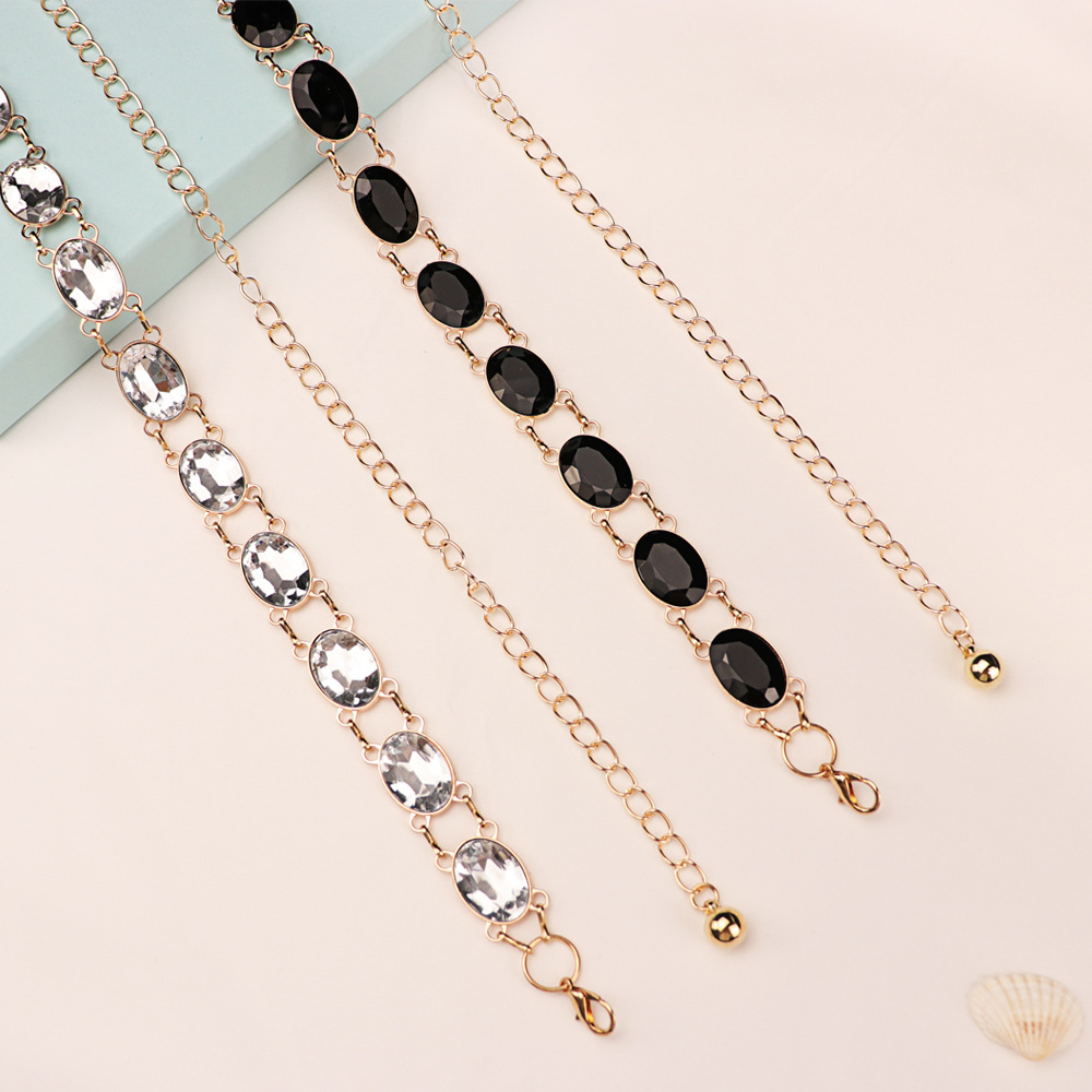 Chic Rhinestone Waist Chain Wo - Women'S Formal Wear Accessories incelemesi ve fiyatı