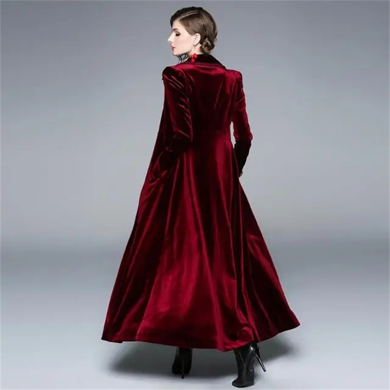 Golden Velvet Long Windbreaker - Trench Coat Formal incelemesi ve fiyatı