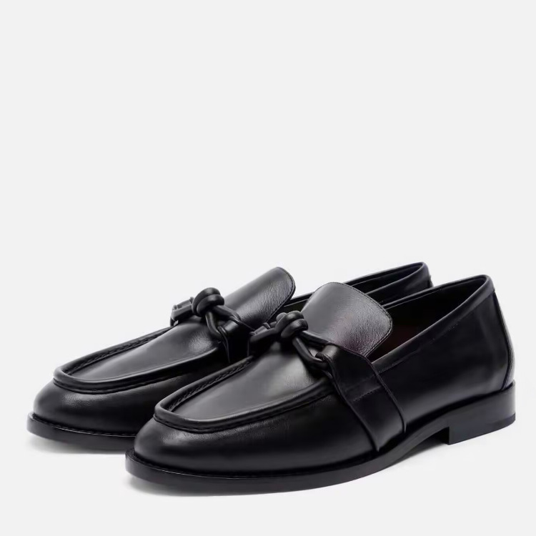 Women's Leather Knot Detail Lo - Women Formal Wear With Shoes incelemesi ve fiyatı