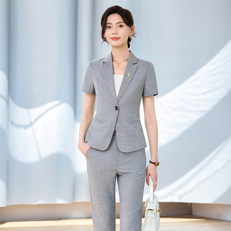 Women's short-sleeved suit set - Women Formal Wear H&M incelemesi ve fiyatı