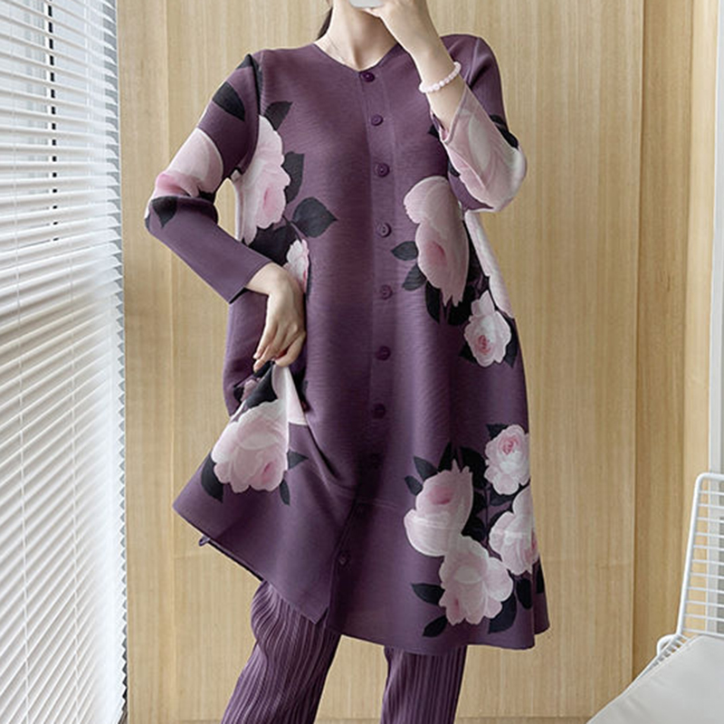 Wrinkle Print Set 2024 Autumn  - Trench Coat Formal incelemesi ve fiyatı