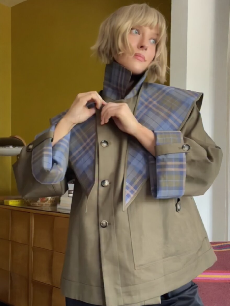 Stylish Double Sided Coat Wome - Trench Coat Formal incelemesi ve fiyatı