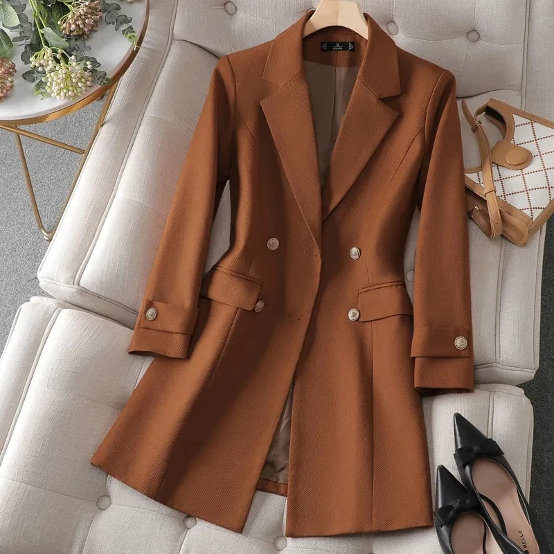 Autumn Winter Jacket Women Lon - Women Formal Wear Office incelemesi ve fiyatı