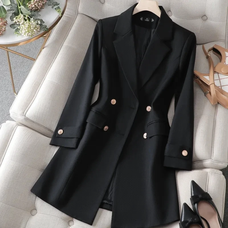 Autumn Winter Jacket Women Lon - Women Formal Wear Office incelemesi ve fiyatı