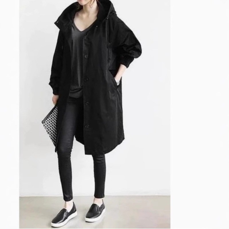 New Fashion Women's Long Trenc - Trench Coat Formal incelemesi ve fiyatı