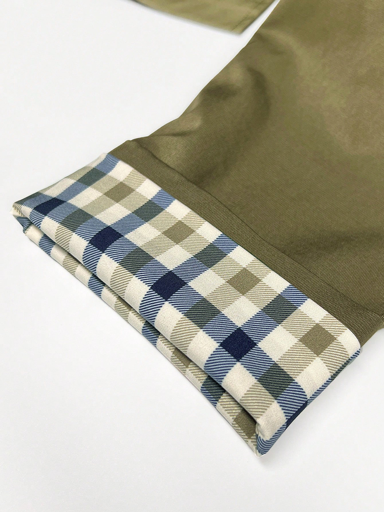 New In Plaid Lining Solid Tren - Trench Coat Formal incelemesi ve fiyatı