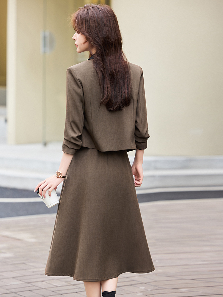 Gray short blazer for women, n - Women Formal Wear With Blazer incelemesi ve fiyatı
