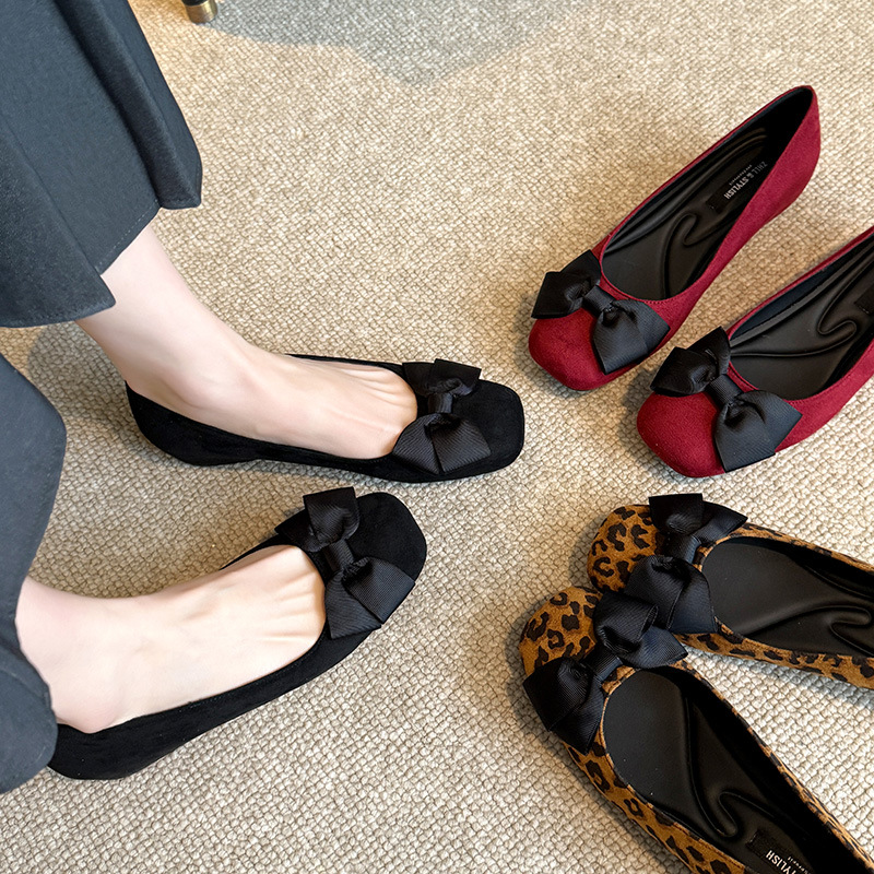 Multi-Color Suede Ballet Flats - Women Formal Wear With Shoes incelemesi ve fiyatı