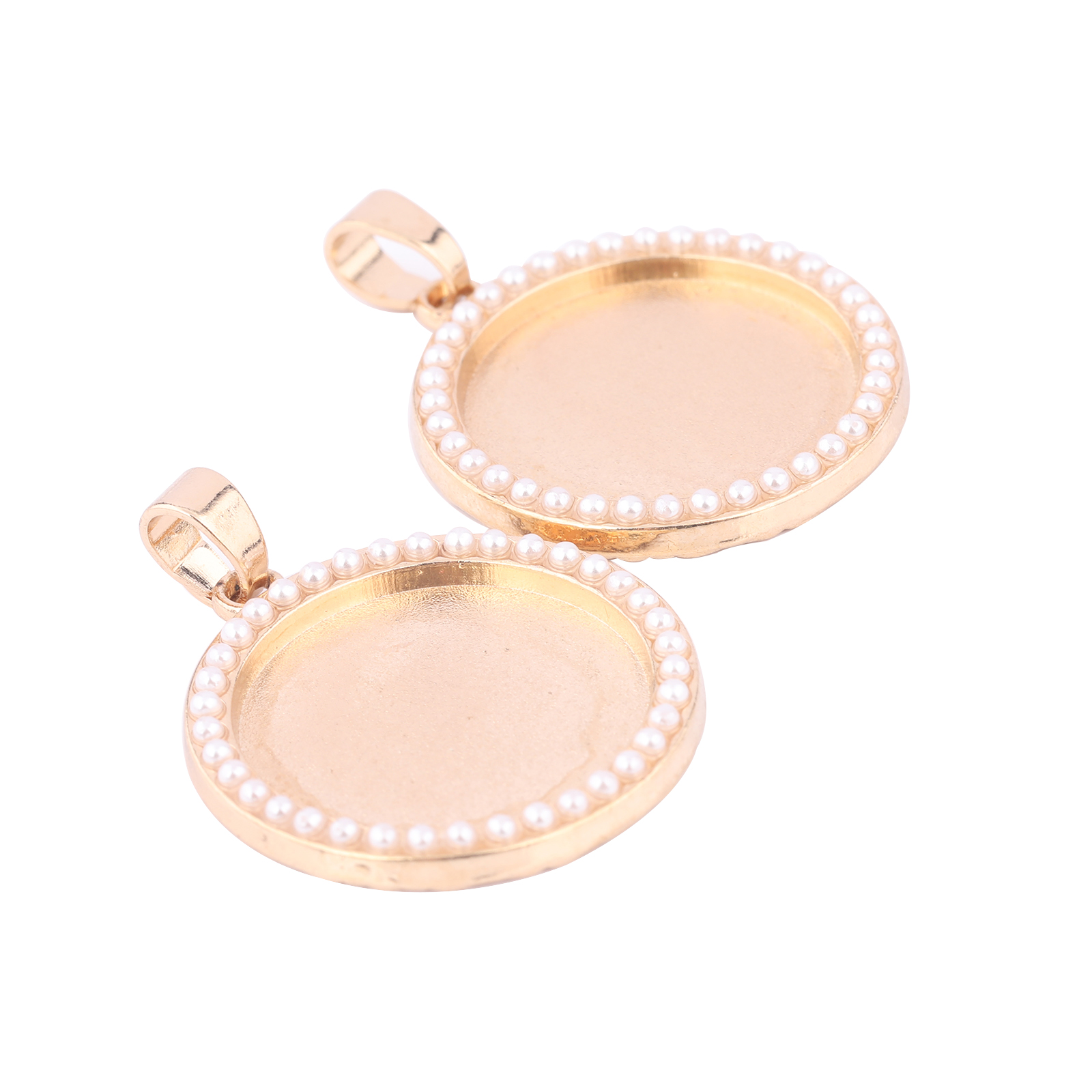 5pcs Kc Gold Pearl Cabochon Ba - Pearl Necklace Set incelemesi ve fiyatı
