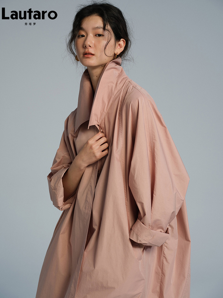 Lautaro Spring Autumn Long Ove - Trench Coat Formal incelemesi ve fiyatı