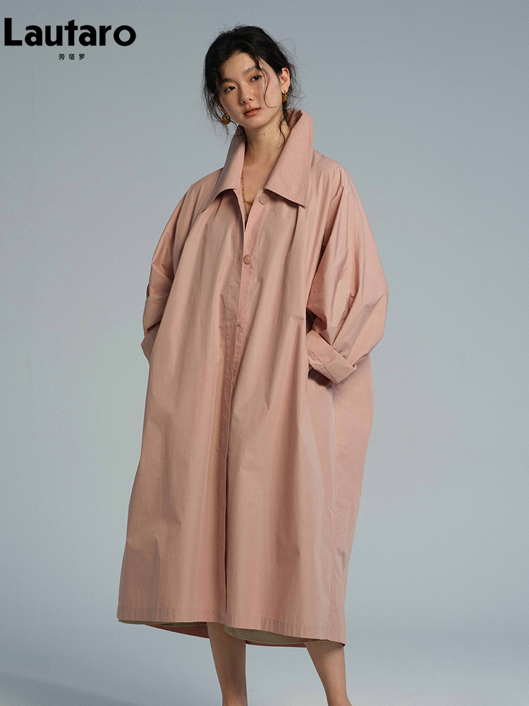 Lautaro Spring Autumn Long Ove - Trench Coat Formal incelemesi ve fiyatı