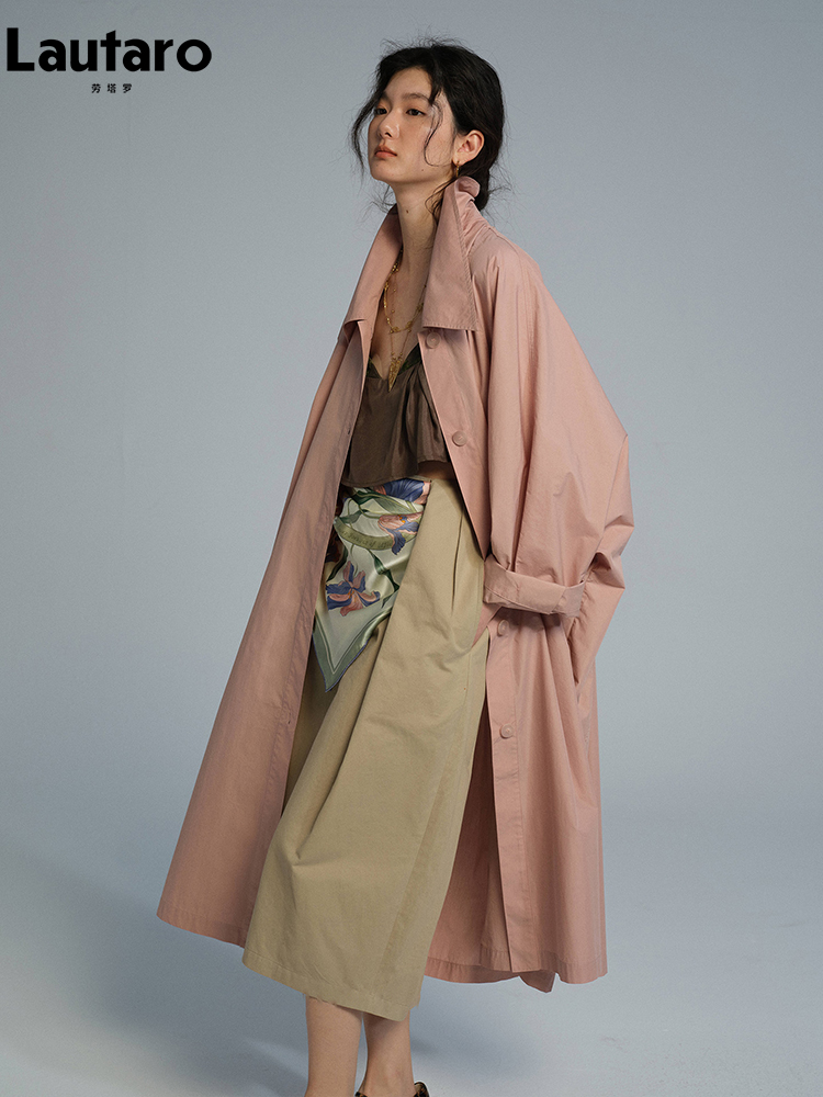 Lautaro Spring Autumn Long Ove - Trench Coat Formal incelemesi ve fiyatı