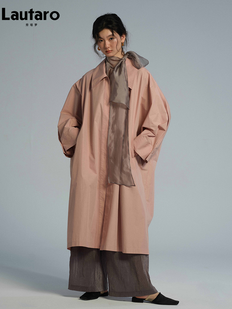 Lautaro Spring Autumn Long Ove - Trench Coat Formal incelemesi ve fiyatı