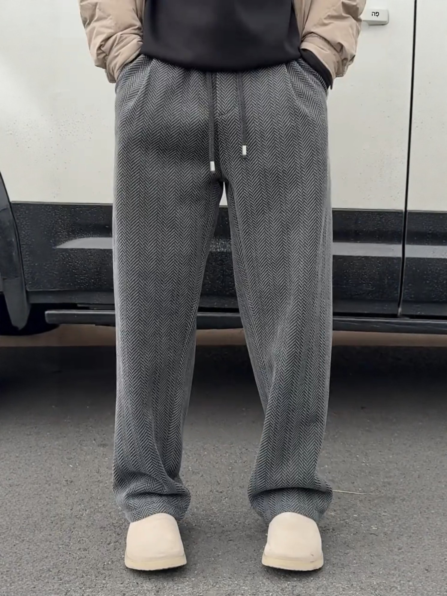 Men's Winter Thickened Fleece  - Tailored Trouser Wide incelemesi ve fiyatı