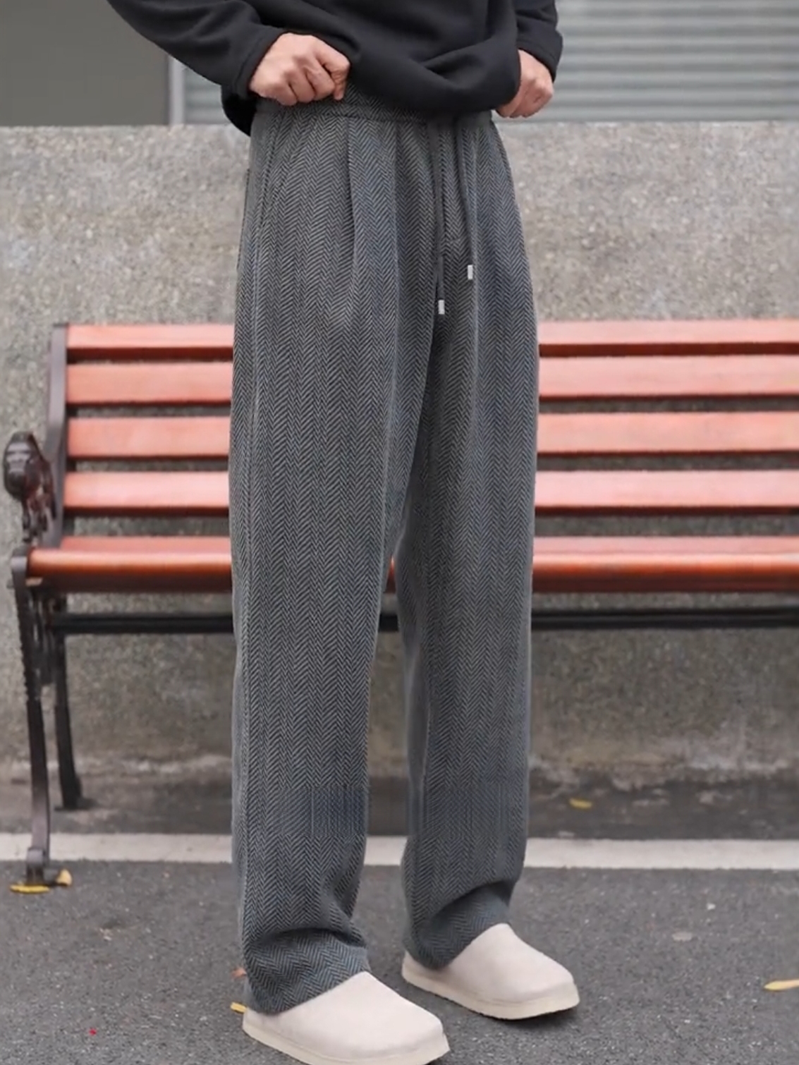 Men's Winter Thickened Fleece  - Tailored Trouser Wide incelemesi ve fiyatı