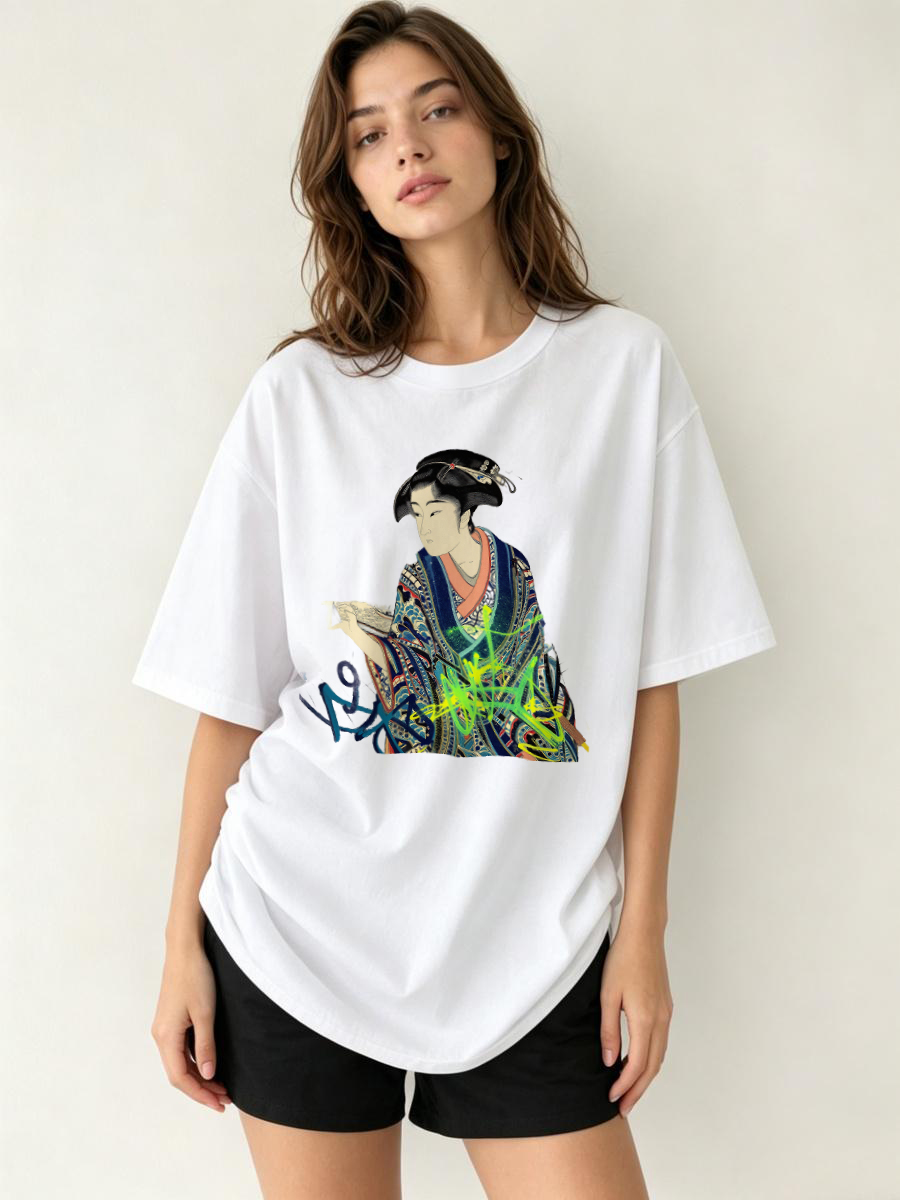 T Shirts For Woman Rune Patter - Women'S Formal Traditional Wear incelemesi ve fiyatı