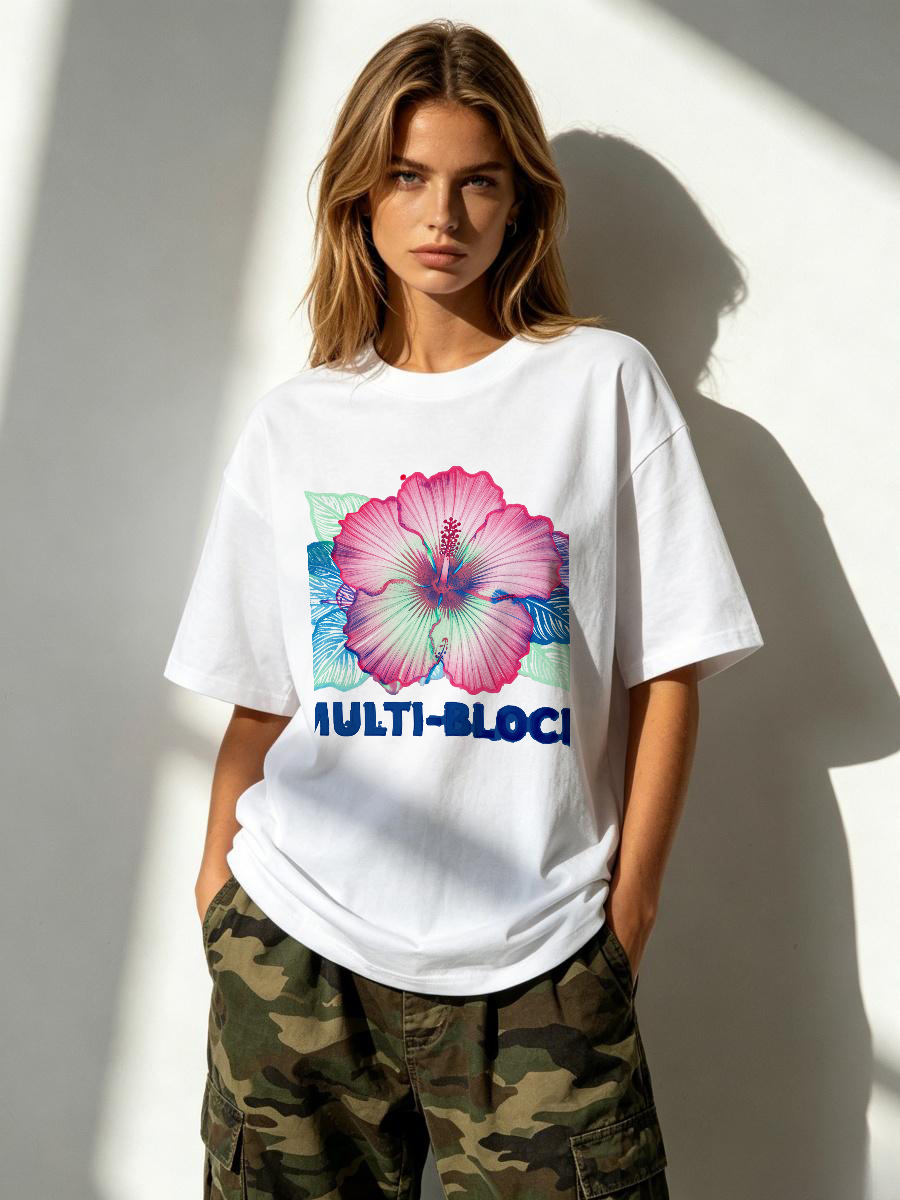 T Shirts Woman Block Print Han - Women'S Formal Traditional Wear incelemesi ve fiyatı