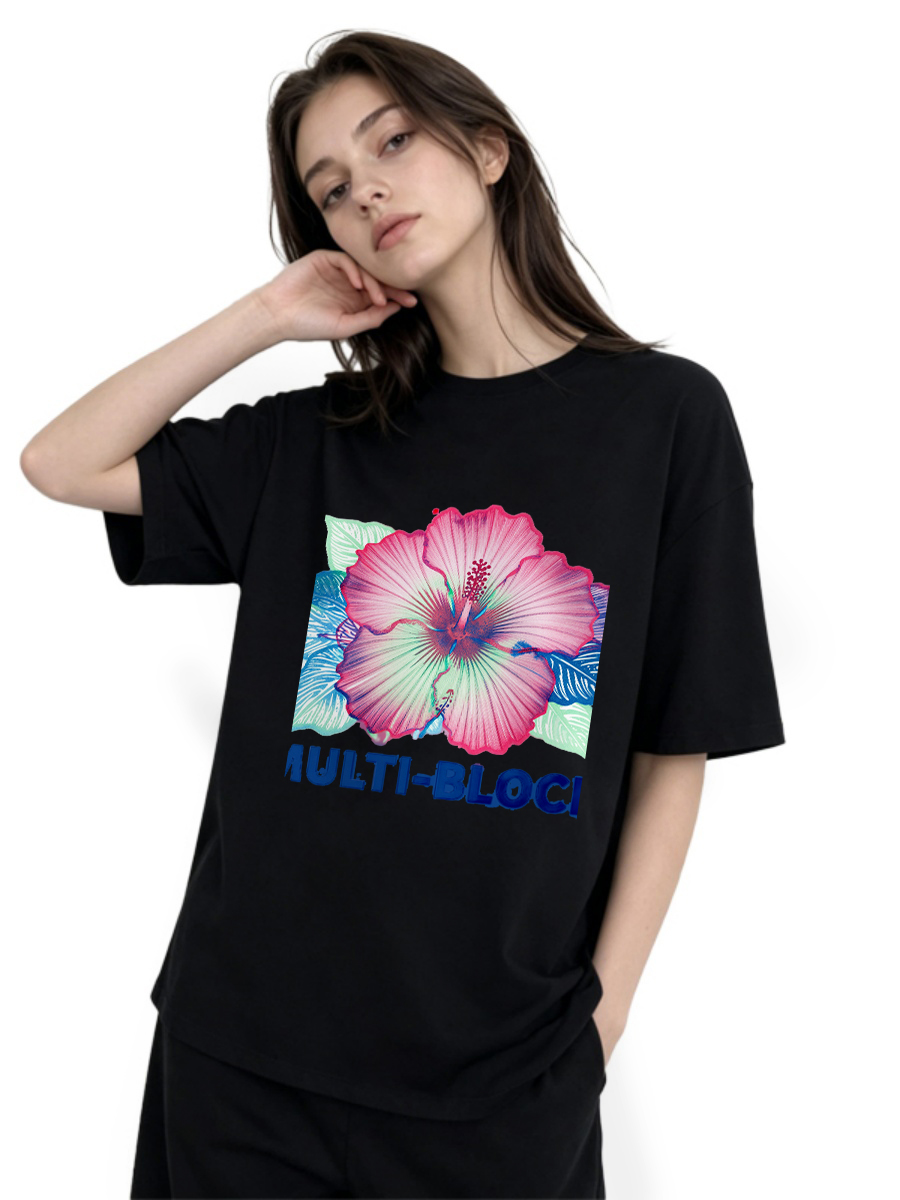 T Shirts Woman Block Print Han - Women'S Formal Traditional Wear incelemesi ve fiyatı