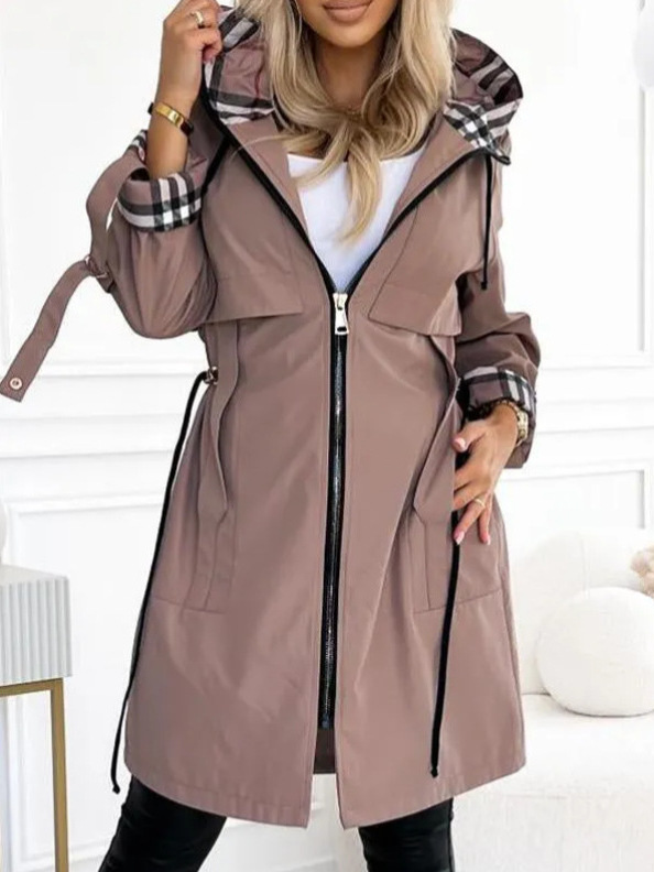 Fashion Trench Coat Woman Autu - Trench Coat Formal incelemesi ve fiyatı