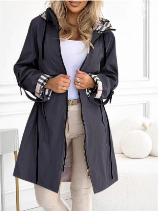 Fashion Trench Coat Woman Autu - Trench Coat Formal incelemesi ve fiyatı
