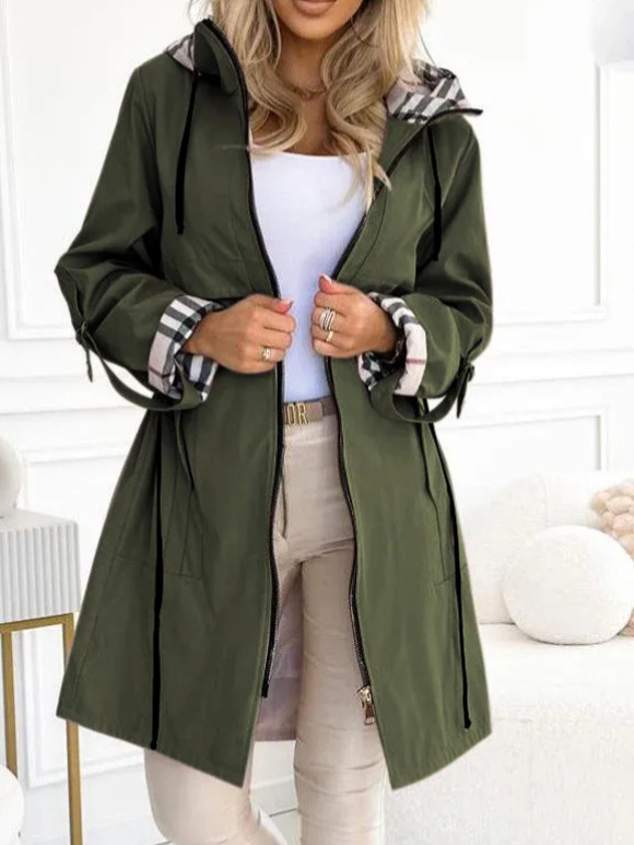 Fashion Trench Coat Woman Autu - Trench Coat Formal incelemesi ve fiyatı