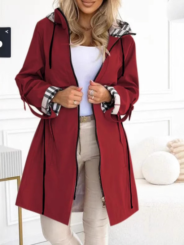 Fashion Trench Coat Woman Autu - Trench Coat Formal incelemesi ve fiyatı