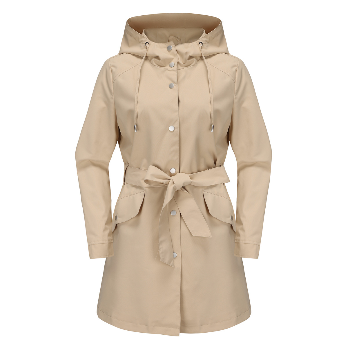 Spring Autumn New Hooded Water - Trench Coat Formal incelemesi ve fiyatı
