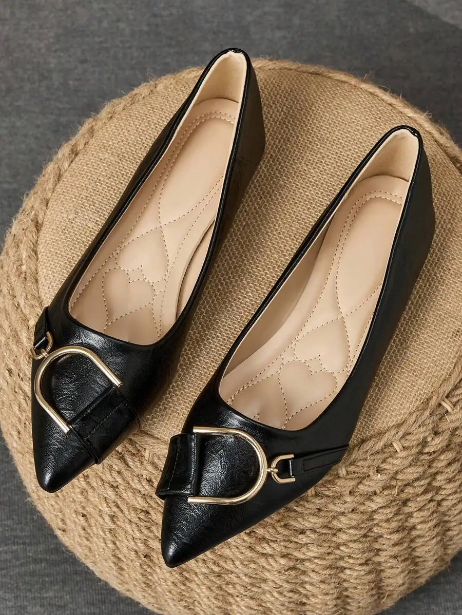 Elegant Women’s Black Pointed  - Women Formal Wear With Shoes incelemesi ve fiyatı