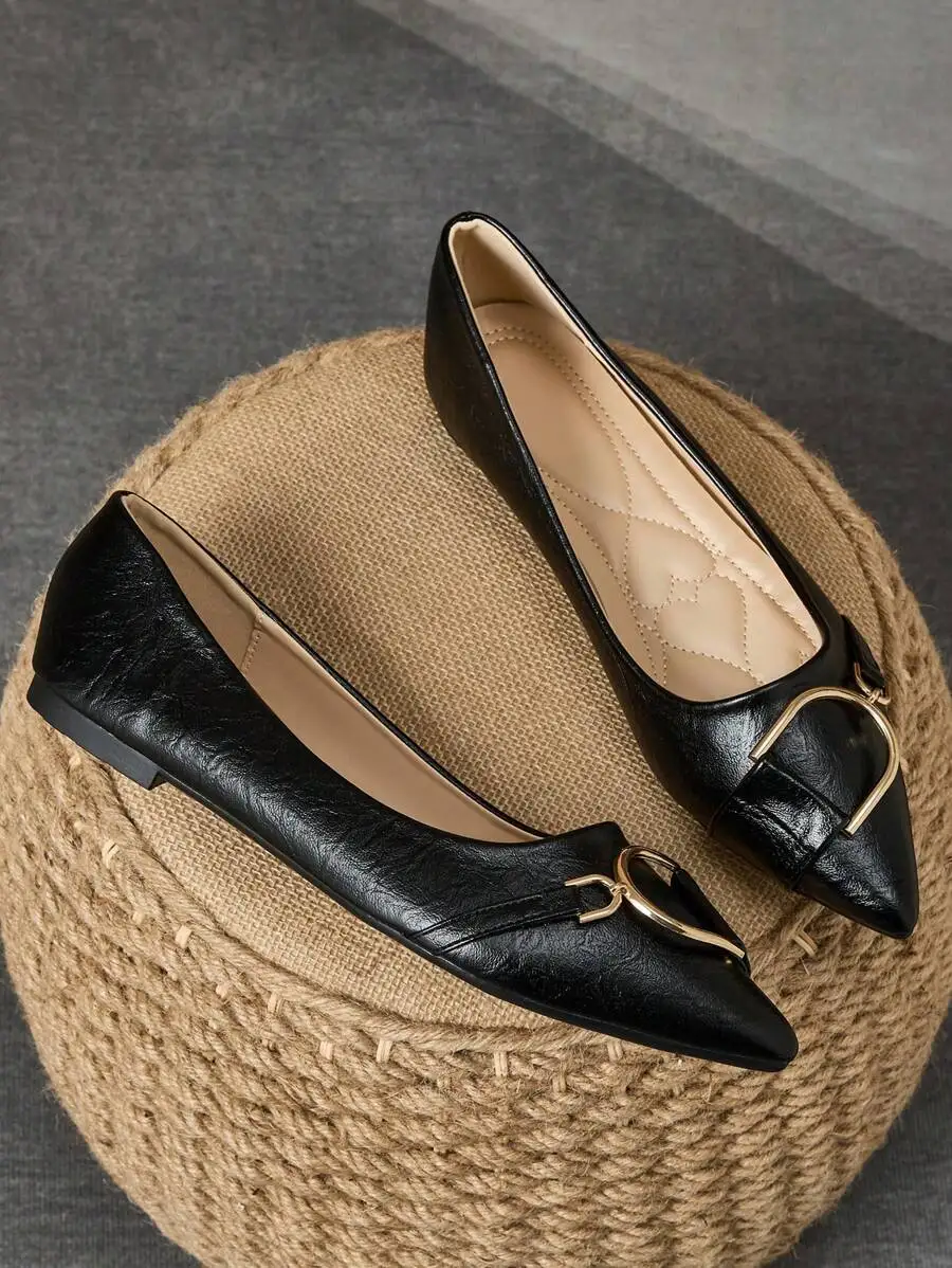 Elegant Women’s Black Pointed  - Women Formal Wear With Shoes incelemesi ve fiyatı