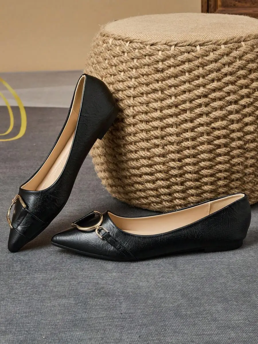 Elegant Women’s Black Pointed  - Women Formal Wear With Shoes incelemesi ve fiyatı