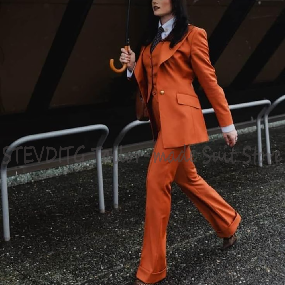 Formal Casual Women Suits 3Pcs - Women'S Formal Wear Pants Suit incelemesi ve fiyatı