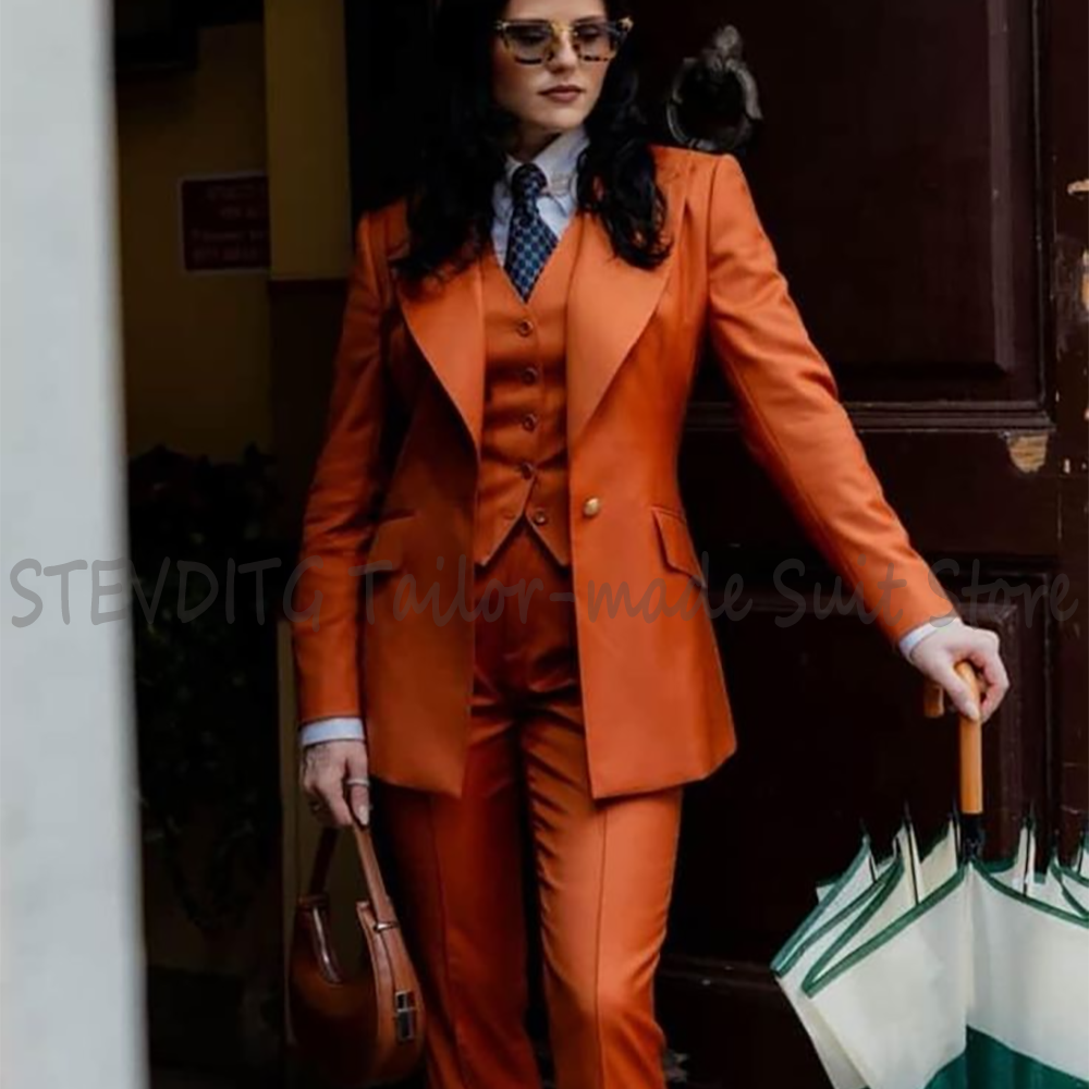 Formal Casual Women Suits 3Pcs - Women'S Formal Wear Pants Suit incelemesi ve fiyatı