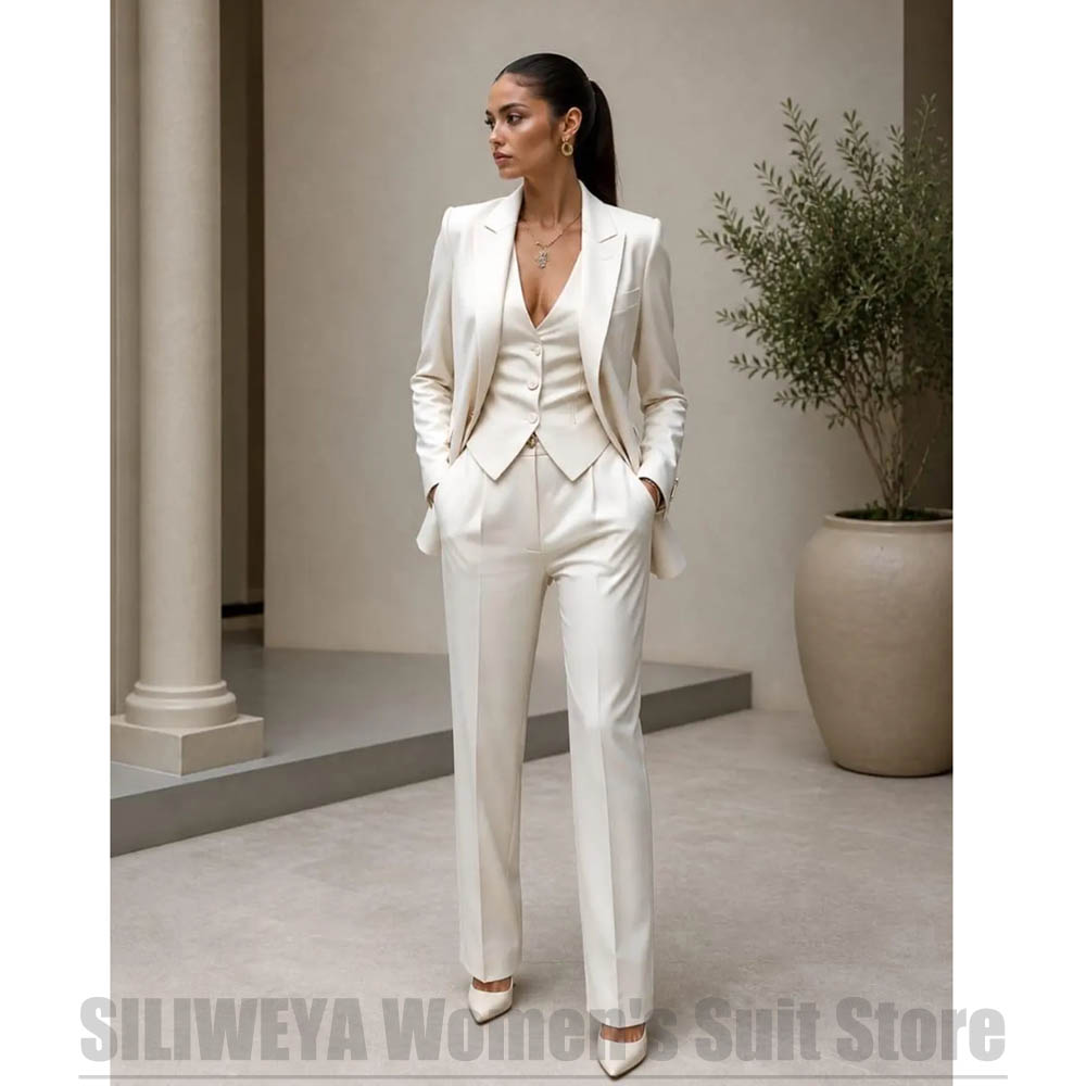 Women 3 Piece Suit Set Blazer  - Women Formal Wear With Blazer incelemesi ve fiyatı