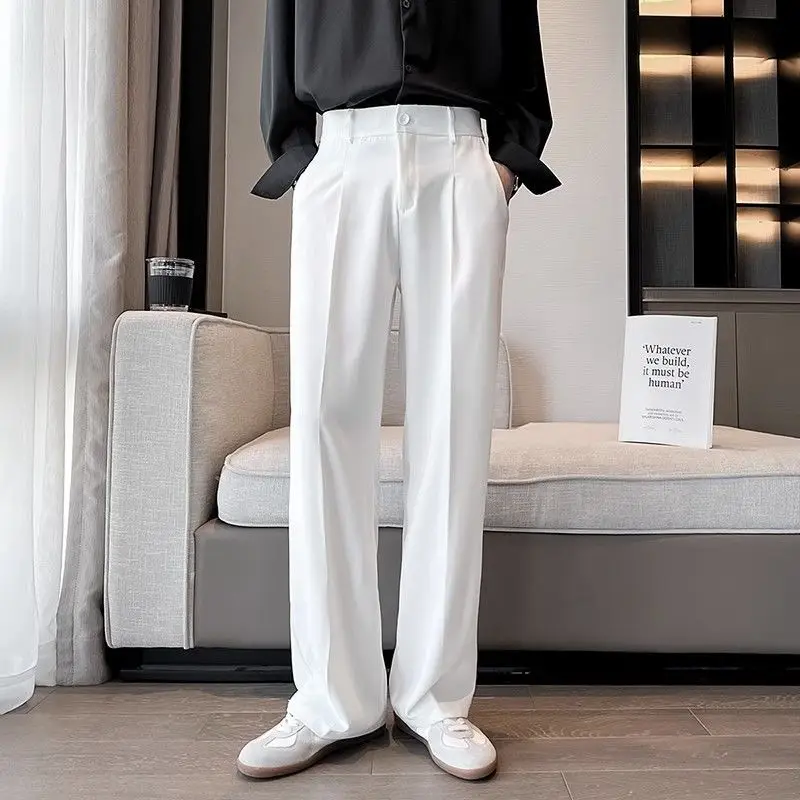 Wide Leg Gray Baggy Men's Summ - Tailored Trouser Wide incelemesi ve fiyatı