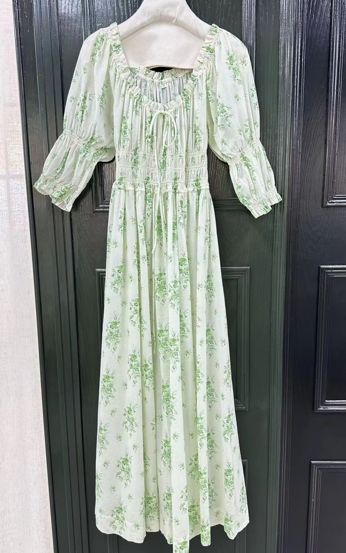 2026 Women's Green Flower Prin - Women'S Green Formal Wear incelemesi ve fiyatı