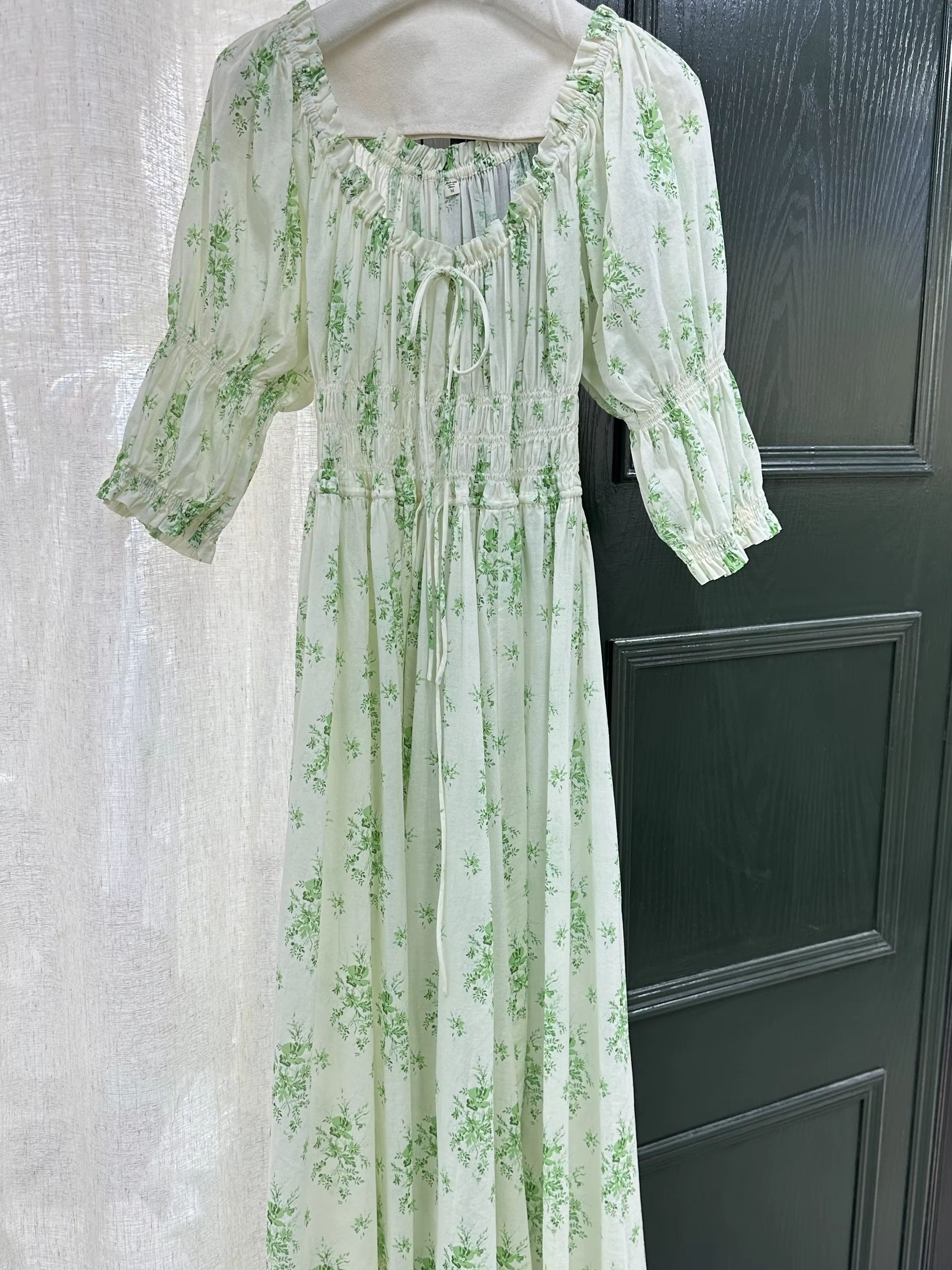 2026 Women's Green Flower Prin - Women'S Green Formal Wear incelemesi ve fiyatı