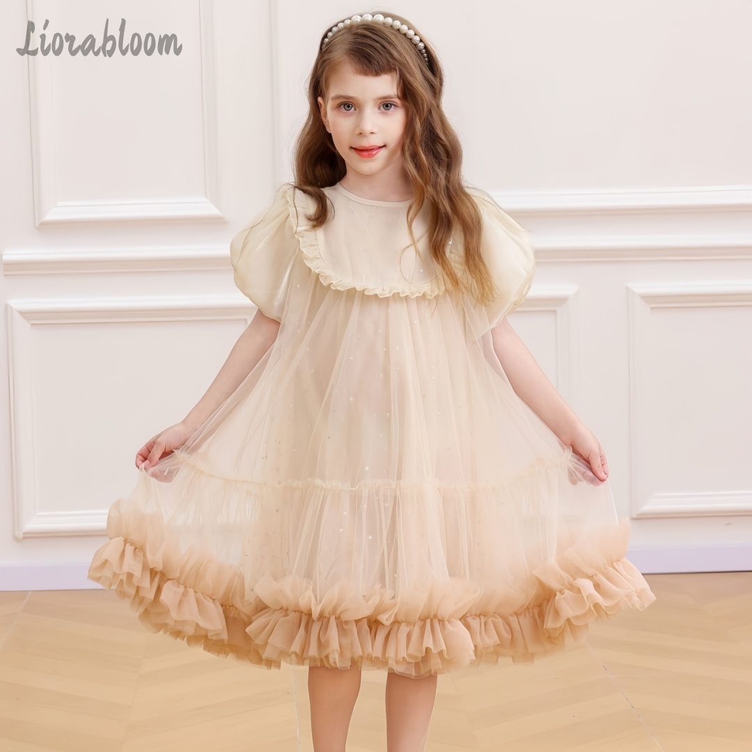 Girls' Khaki Tulle Dress Simpl - Women Formal Wear H&M incelemesi ve fiyatı