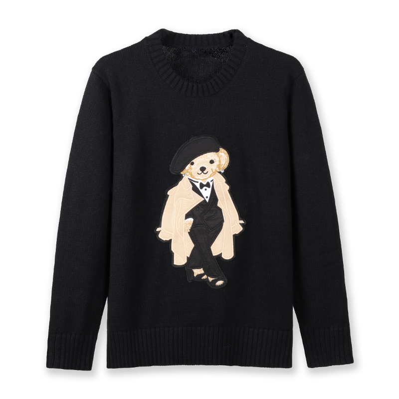 Trench Teddy Bear Knit Sweater - Trench Coat Formal incelemesi ve fiyatı