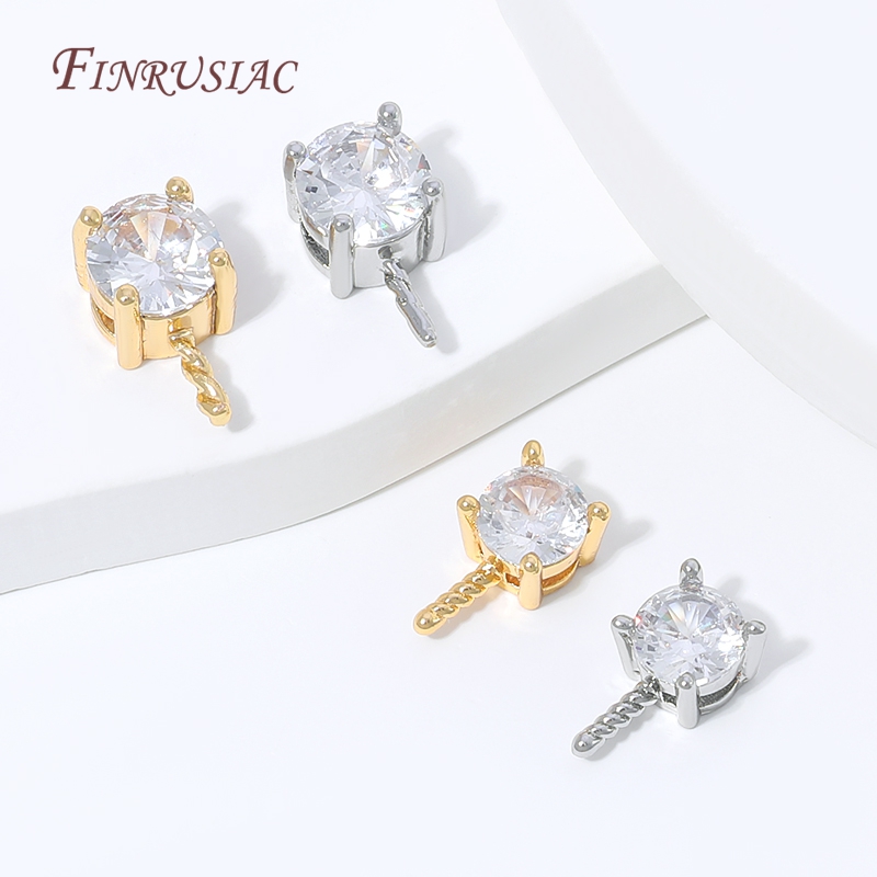 18K Gold Plated CZ Prong Set P - Pearl Necklace Set incelemesi ve fiyatı